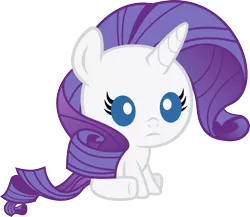 Size: 923x800 | Tagged: safe, artist:seahawk270, derpibooru import, rarity, pony, unicorn, babity, baby, baby pony, cute, female, raribetes, simple background, sitting, solo, transparent background, underhoof, weapons-grade cute, younger
