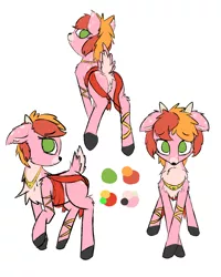 Size: 1200x1500 | Tagged: safe, artist:rhythmpixel, derpibooru import, oc, oc:plume fi, unofficial characters only, deer, pony, amulet, antlers, bracelet, butt, chest fluff, colored sketch, female, jewelry, looking at you, plot, sash, simple background