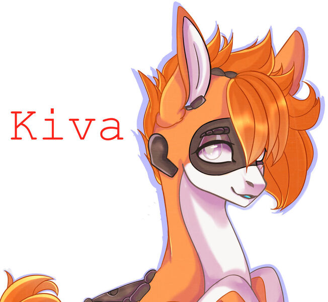 Size: 1024x943 | Tagged: safe, artist:velirenrey, derpibooru import, oc, oc:kiva, unofficial characters only, pony, robot, robot pony, bust, female, lidded eyes, mare, portrait, simple background, solo, white background