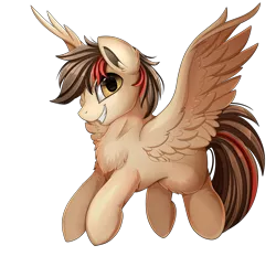 Size: 2569x2386 | Tagged: safe, artist:pridark, derpibooru import, oc, unofficial characters only, pegasus, pony, chest fluff, commission, cute, ear fluff, fluffy, flying, grin, leg fluff, looking at you, male, ocbetes, simple background, smiling, solo, spread wings, squee, stallion, transparent background, wing fluff, wings