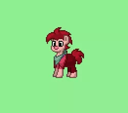 Size: 393x348 | Tagged: safe, artist:shinmegamitenseishy, derpibooru import, ponified, pony, pony town, green background, pixel art, simple background, wreck-it ralph