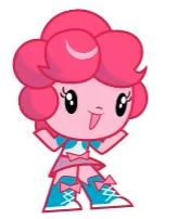 Size: 165x202 | Tagged: safe, derpibooru import, official, pinkie pie, human, equestria girls, cute, cutie mark crew, diapinkes, official art, stock art, toy