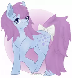 Size: 340x366 | Tagged: safe, artist:dreamilil, derpibooru import, blue belle, pony, g1, solo