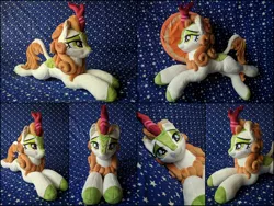 Size: 2000x1500 | Tagged: artist:burgunzik, autumn blaze, derpibooru import, irl, kirin, photo, plushie, prone, safe, solo, sounds of silence