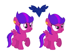 Size: 1024x768 | Tagged: safe, artist:turnaboutart, derpibooru import, oc, oc:steadfast sapphire, unofficial characters only, pegasus, pony, cutie mark, ear piercing, earring, jewelry, parent:diamond tiara, parent:scootaloo, parent:skaterloo, parents:scootiara, parents:skatiara, piercing, raised hoof