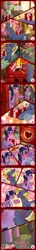 Size: 500x3517 | Tagged: safe, artist:hiloumuns, derpibooru import, star tracker, twilight sparkle, twilight sparkle (alicorn), alicorn, earth pony, pony, comic:twitracker valentine's day, arrow through heart, blushing, blushing ears, cake, confession of love, crying, cute, dialogue, dot eyes, ear piercing, exclamation point, eyebrows visible through hair, eyes closed, female, food, frog (hoof), generic pony, golden oaks library, heart, heart eyes, heart hoof, holiday, interrobang, kissing, knocking, male, mare, motion lines, nervous, open mouth, piercing, present, question mark, shipping, speech bubble, stallion, straight, tears of joy, teary eyes, trackerbetes, twiabetes, twitracker, underhoof, valentine's day, wingding eyes