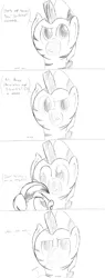 Size: 2266x5970 | Tagged: artist:memely, comic, derpibooru import, drool, duck, duck pony, hearts and hooves day, holiday, hoof on head, implied blowjob, implied oral, implied sex, lewd, lewd face, looking at you, oc, oc:duk, oc:mcmiag, salivating, suggestive, talking to viewer, valentine's day, zebra