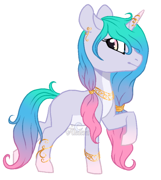 Size: 713x798 | Tagged: safe, artist:aledera, derpibooru import, oc, oc:velvet heart, unofficial characters only, pony, unicorn, female, mare, not celestia, simple background, solo, transparent background