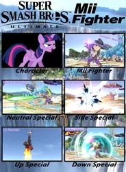 Size: 1024x1390 | Tagged: safe, artist:alphamonouryuuken, derpibooru import, twilight sparkle, twilight sparkle (alicorn), alicorn, pony, my little pony: the movie, female, mare, meme, mii, mii fighters, mii gunner, smiling, solo, super smash bros., super smash bros. 4, super smash bros. ultimate