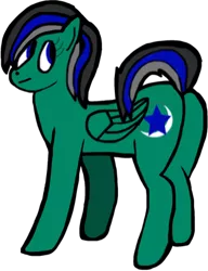 Size: 312x407 | Tagged: safe, artist:nutking, derpibooru import, oc, oc:astral synthesis, unofficial characters only, pony, butt, female, plot, rule 63, simple background, solo, transparent background