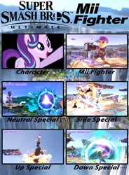 Size: 1024x1390 | Tagged: safe, artist:alphamonouryuuken, derpibooru import, starlight glimmer, pony, my little pony: the movie, female, mare, meme, mii, mii fighters, mii gunner, smiling, solo, super smash bros., super smash bros. 4, super smash bros. ultimate