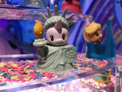 Size: 1024x768 | Tagged: safe, derpibooru import, pony, cutie mark crew, merchandise, statue of liberty, toy, toy fair, toy fair 2019