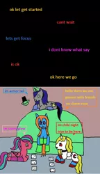 Size: 1132x1972 | Tagged: safe, artist:ask-luciavampire, derpibooru import, oc, bat pony, earth pony, pegasus, pony, unicorn, tumblr:ask-the-pony-gamers, ask, game, tumblr