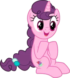 Size: 4589x5059 | Tagged: safe, artist:tomfraggle, derpibooru import, sugar belle, pony, unicorn, absurd resolution, cute, cutie mark, female, happy, mare, simple background, sitting, solo, sugarbetes, transparent background, vector