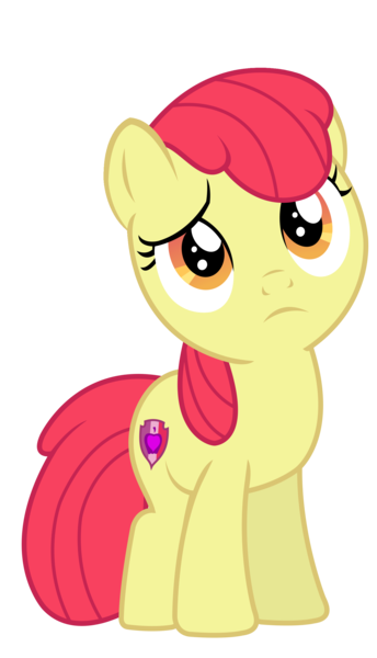 Size: 1500x2613 | Tagged: safe, artist:sketchmcreations, derpibooru import, edit, editor:slayerbvc, vector edit, apple bloom, earth pony, pony, the fault in our cutie marks, accessory-less edit, adorabloom, cute, female, filly, looking up, missing accessory, simple background, solo, transparent background, vector