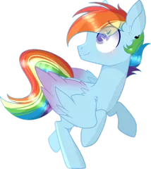 Size: 1280x1435 | Tagged: safe, artist:dashblitzfan4ever, derpibooru import, rainbow dash, pony, alternate eye color, rainbow blitz, rule 63, running, simple background, solo, transparent background