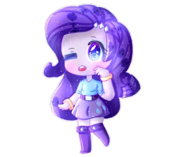 Size: 2222x2000 | Tagged: safe, artist:smollawliet, derpibooru import, rarity, equestria girls, belt, boots, clothes, cute, female, moe, raribetes, shoes, simple background, skirt, solo, transparent background