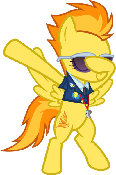 Size: 733x1103 | Tagged: safe, artist:uigsyvigvusy, artist:wissle, derpibooru import, spitfire, pegasus, pony, bipedal, clothes, covering eyes, cute, cutefire, dab, eyes closed, facehoof, female, mare, pose, simple background, smiling, solo, trace, transparent background, vector, whistle