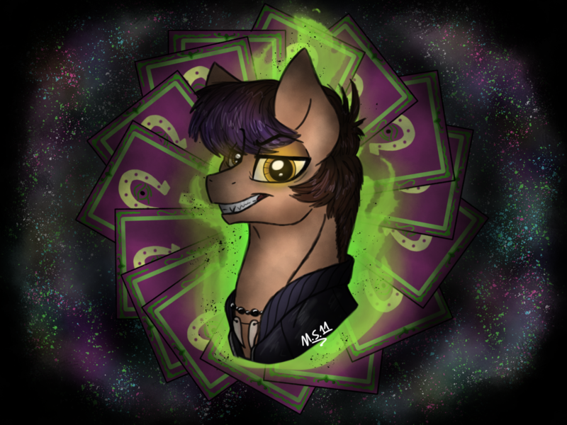 Size: 2048x1536 | Tagged: safe, artist:melonseed11, derpibooru import, ponified, pony, bust, card, male, portrait, solo, stallion, thomas sanders