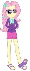 Size: 1185x2817 | Tagged: safe, artist:grapefruitface1, artist:katnekobase, derpibooru import, fluttershy, equestria girls, alternate hairstyle, base used, feet, foot tapping, hipstershy, motion blur, request, sandals, simple background, solo, spectacles, tapping, transparent background