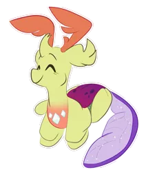 Size: 1193x1409 | Tagged: artist:emmabebe, changedling, changeling, cute, cuteling, derpibooru import, eyes closed, king thorax, male, prone, safe, simple background, solo, thorabetes, thorax, transparent background