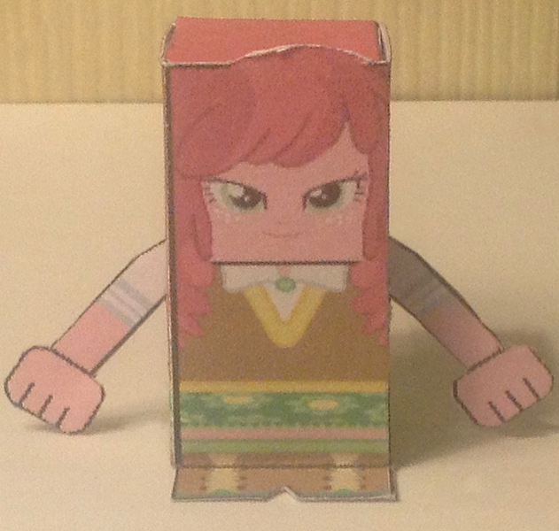 Size: 1272x1209 | Tagged: safe, artist:grapefruitface1, derpibooru import, cheerilee, equestria girls, craft, irl, papercraft, photo, solo, toy, toy a day