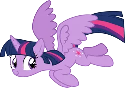 Size: 4288x3000 | Tagged: safe, artist:cloudyglow, derpibooru import, twilight sparkle, twilight sparkle (alicorn), alicorn, pony, best gift ever, .ai available, female, flying, mare, simple background, solo, transparent background, vector