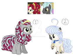 Size: 1280x980 | Tagged: safe, artist:xxturquoise-adoptsxx, derpibooru import, oc, unofficial characters only, earth pony, pegasus, pony, base used, crack ship offspring, deviantart watermark, obtrusive watermark, offspring, parent:cherry jubilee, parent:thunderlane, parents:cherrylane, simple background, transparent background, watermark