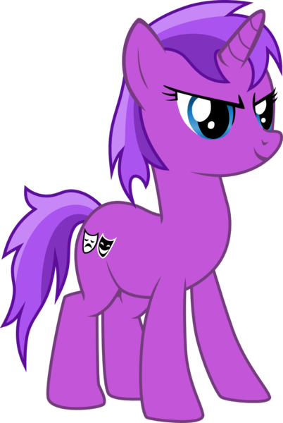 Size: 902x1347 | Tagged: safe, artist:chipmagnum, derpibooru import, oc, oc:masquerade, pony, unicorn, female, mare, simple background, solo, transparent background, vector