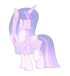 Size: 1229x1321 | Tagged: safe, artist:dashblitzfan4ever, derpibooru import, twilight sparkle, twilight sparkle (alicorn), alicorn, pony, alternate design, older, simple background, solo, transparent background