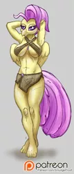 Size: 644x1500 | Tagged: absolute cleavage, anthro, armpits, artist:smudge proof, breasts, busty ocean flow, classical hippogriff, cleavage, derpibooru import, feet, female, hippogriff, loincloth, milf, ocean flow, patreon, reward, sketch, suggestive