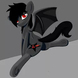 Size: 4500x4500 | Tagged: safe, artist:queen-razlad, derpibooru import, oc, unofficial characters only, bat pony, pony, absurd resolution, bat pony oc, bat wings, colored, female, flat colors, mare, membranous wings, raffle, raffle prize, simple background, simple shading, solo, spread legs, spread wings, spreading, wings