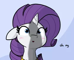 Size: 770x627 | Tagged: suggestive, artist:tjpones, derpibooru import, edit, edited edit, rarity, spike, pony, unicorn, blushing, cropped, eyes on the prize, female, grin, imminent sex, implied erection, implied spike, inverted mouth, male, mare, nervous, nervous grin, offscreen character, phallic shadow, shadow, shipping, smiling, sparity, straight, this will end in pregnancy