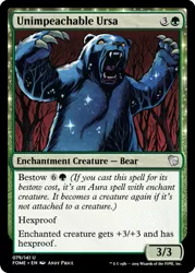 Size: 375x523 | Tagged: artist:andypriceart, bear, ccg, derpibooru import, edit, magic the gathering, safe, spoiler:comic67, trading card, trading card edit, ursa, ursa minor