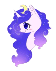 Size: 653x827 | Tagged: safe, artist:lalagirl144d, derpibooru import, oc, oc:night song, pony, unicorn, bust, female, mare, portrait, simple background, solo, transparent background