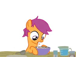 Size: 1024x768 | Tagged: safe, artist:turnaboutart, derpibooru import, scootaloo, pegasus, pony, baking, bowl, colt, male, rule 63, scooteroll, stirring