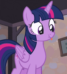 Size: 900x1000 | Tagged: safe, derpibooru import, edit, edited screencap, editor:lolledits, screencap, twilight sparkle, twilight sparkle (alicorn), alicorn, pony, the cutie map, :p, :t, animated, blep edit, cute, daaaaaaaaaaaw, female, hnnng, loop, majestic as fuck, mare, puffy cheeks, raspberry, silly, silly pony, smiling, solo, spittle, tongue out, twiabetes