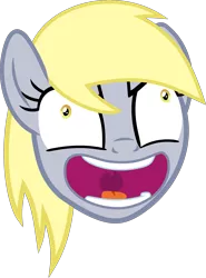 Size: 3000x4060 | Tagged: safe, artist:wissle, derpibooru import, derpy hooves, pegasus, pony, starlight the hypnotist, spoiler:interseason shorts, evil grin, evil laugh, faic, female, grin, high res, insanity, laughing, mare, simple background, smiling, solo, transparent background, vector