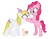 Size: 1588x1232 | Tagged: safe, artist:toybonnie54320, derpibooru import, pinkie pie, surprise, pony, g1, base used, g1 to g4, generation leap, hat, image, party hat, png, simple background, transparent background