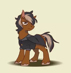 Size: 703x722 | Tagged: safe, artist:dreamyri, derpibooru import, oc, earth pony, pony, clothes, solo