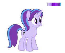 Size: 828x674 | Tagged: safe, artist:semigod666, derpibooru import, oc, oc:glamorous magic, unofficial characters only, pony, unicorn, base used, color palette, female, magical lesbian spawn, mare, offspring, parent:starlight glimmer, parent:trixie, parents:startrix, simple background, transparent background