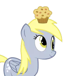 Size: 1081x1081 | Tagged: safe, artist:sciencesean, derpibooru import, derpy hooves, pegasus, pony, derpy day, derpy day 2019, food, muffin, simple background, solo, transparent background, vector