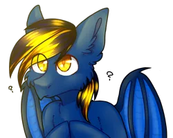 Size: 2692x2144 | Tagged: safe, artist:lama-fyrsenya9, derpibooru import, oc, oc:solaris, bat pony, pony, bat pony oc, bat wings, chest fluff, ear fluff, male, solo, stallion, wings