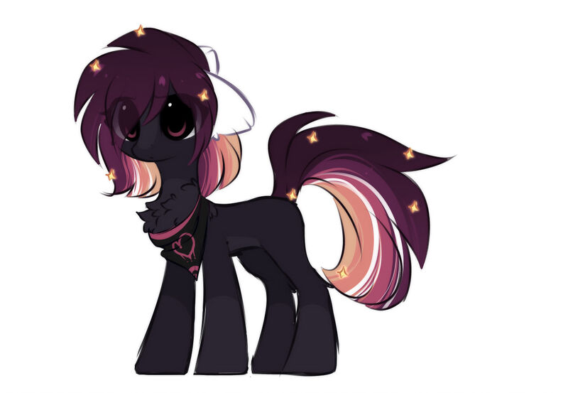 Size: 1280x884 | Tagged: safe, artist:little-sketches, derpibooru import, oc, oc:ayaka, ponified, earth pony, pony, alternate design, eye clipping through hair, female, mare, simple background, solo, species swap, white background