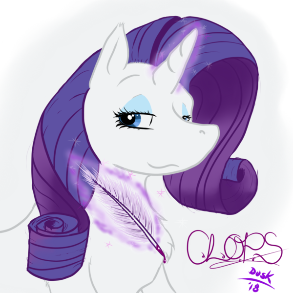 Size: 800x800 | Tagged: safe, artist:duskhoof, artist:scoundrel scaramouche, derpibooru import, rarity, pony, c.l.o.p.s. artwork