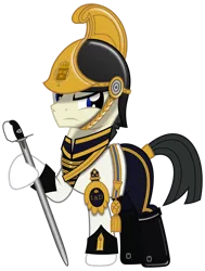 Size: 1024x1357 | Tagged: safe, artist:brony-works, derpibooru import, pony, clothes, dragoon, helmet, male, simple background, solo, stallion, sweden, transparent background, uniform, vector