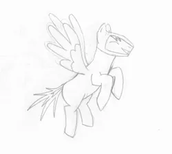 Size: 2808x2528 | Tagged: safe, artist:arcturus-fyre, derpibooru import, ponified, pony, benny, lego, lineart, monochrome, simple background, sketch, solo, the lego movie, traditional art, white background
