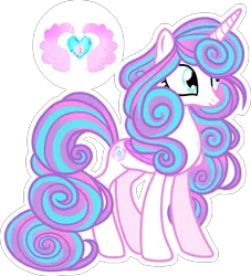 Size: 1517x1673 | Tagged: safe, artist:pastelnightangel, derpibooru import, princess flurry heart, alicorn, pony, base used, female, mare, older, older flurry heart, simple background, solo, transparent background