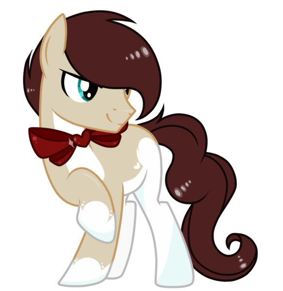 Size: 895x919 | Tagged: safe, artist:dl-ai2k, derpibooru import, oc, oc:luke, earth pony, pony, male, neck bow, simple background, solo, stallion, transparent background