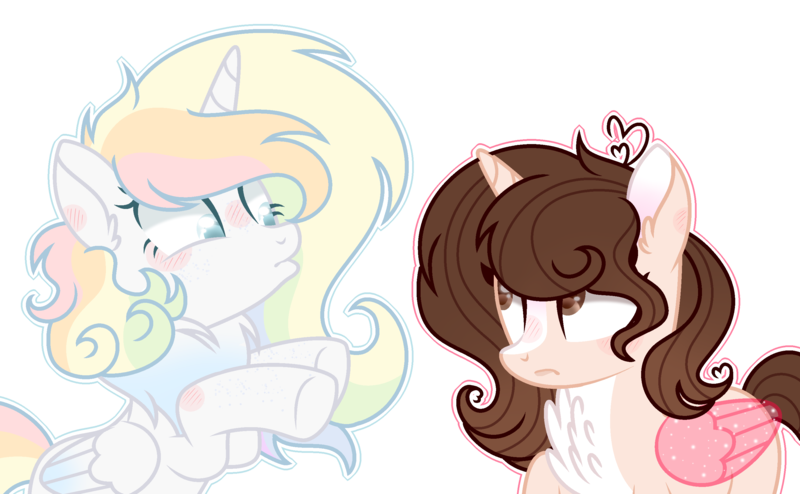 Size: 2840x1752 | Tagged: safe, artist:dashblitzfan4ever, derpibooru import, oc, oc:lynnie notes, oc:white rainbow, unofficial characters only, alicorn, pony, base used, female, mare, simple background, transparent background